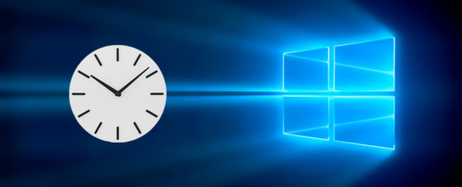 Изменение времени в ОС Windows 10